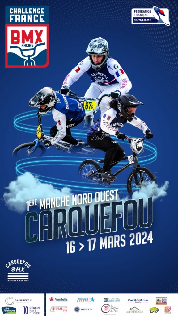 Affiche challenge Nord Ouest 2024 BMX