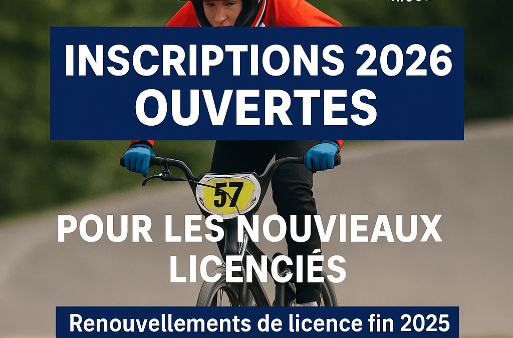 Ouverture des inscriptions